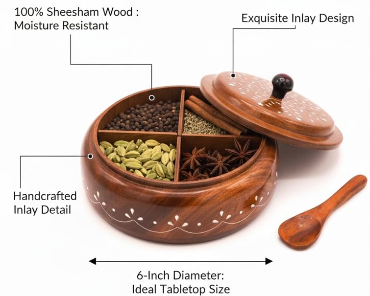 Spice Box 4 Round - Image 4