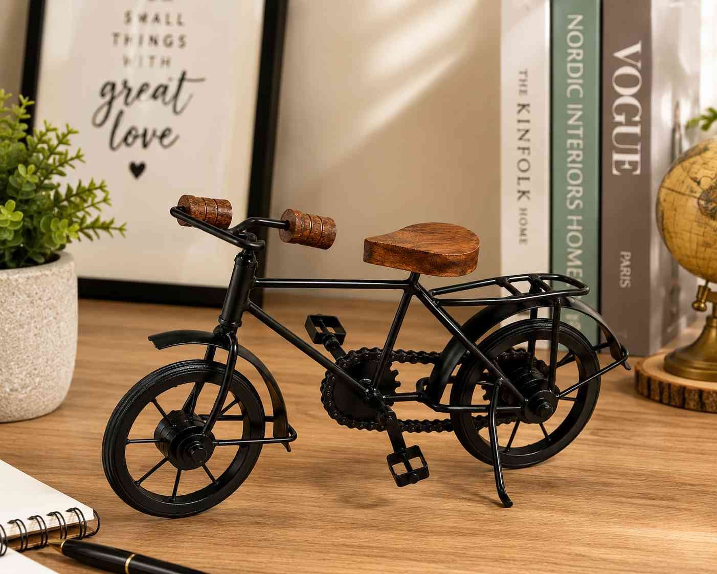 Iron Cycle 7x11 inch iron cycle for home and office decoration