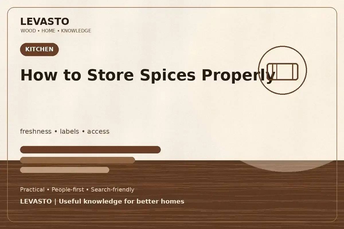Organizing spices in a small Indian kitchen with a compact wooden spice box